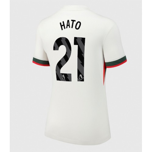 Maglia Calcio Chelsea Jorrel Hato #21 Seconda Divisa Donna 2025-26 Manica Corta